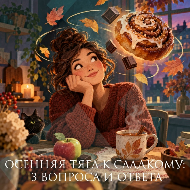 Осенняя тяга к сладкому: 3 вопроса и ответа