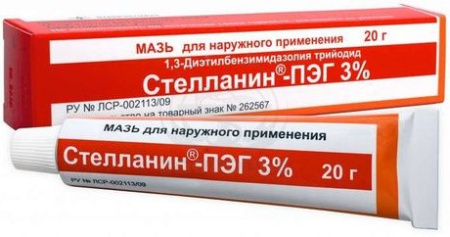 Стелланин ПЭГ мазь 3% 20г