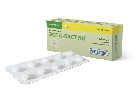 Эспа-Бастин таблетки покрытые оболочкой 10мг 10