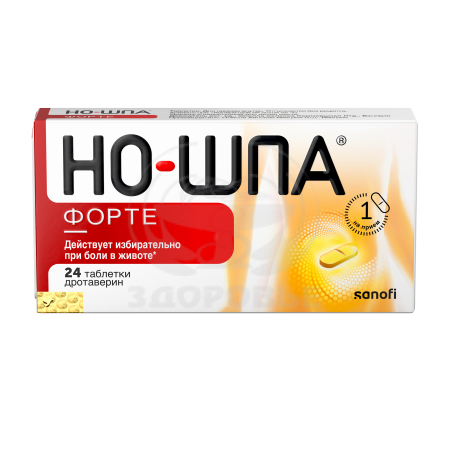 Но-шпа форте таблетки 80мг 24
