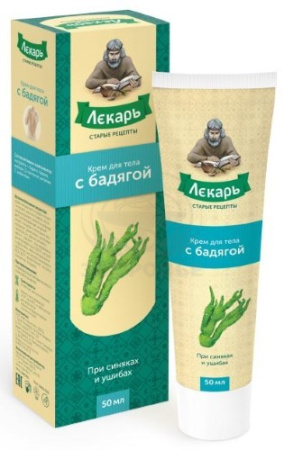 Крем Лекарь для тела с бадягой 50 мл
