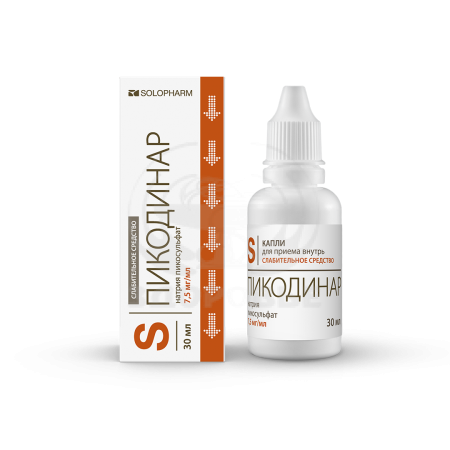 Пикодинар капли 7.5мг/мл 30мл