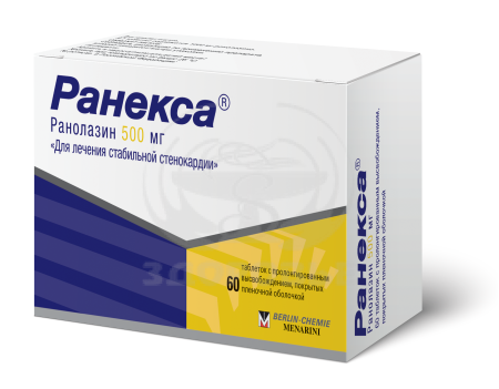 Ранекса таблетки с пролонгированным высвобождением 500мг 60