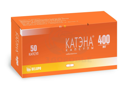 Катэна капсулы 400мг 50