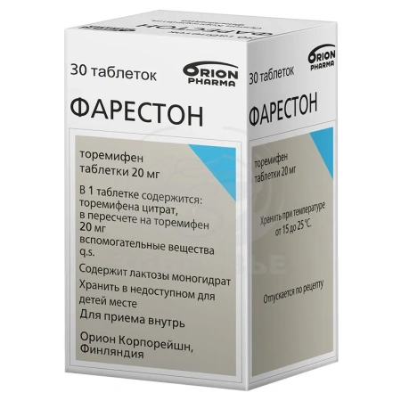 Фарестон таблетки 20 мг 30
