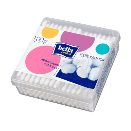 Ватные палочки Белла коробка 100
