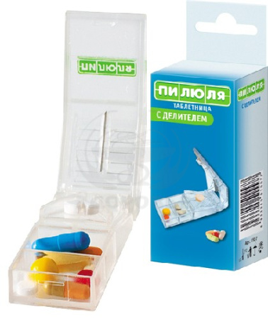 Таблетница-пилюля на 1 день