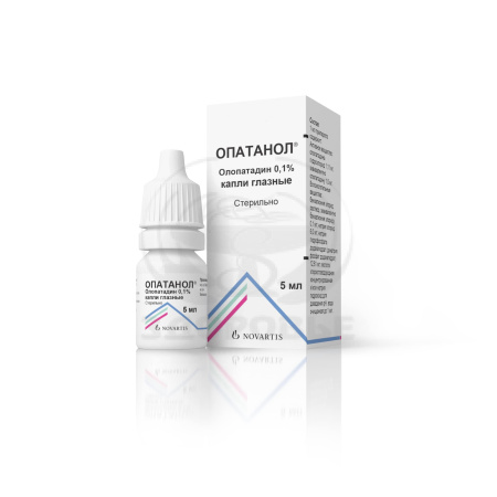 Опатанол глазные капли 0.1% 5мл