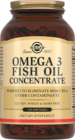 Солгар Концентрат рыбьего жира Омега-3 капсулы 120