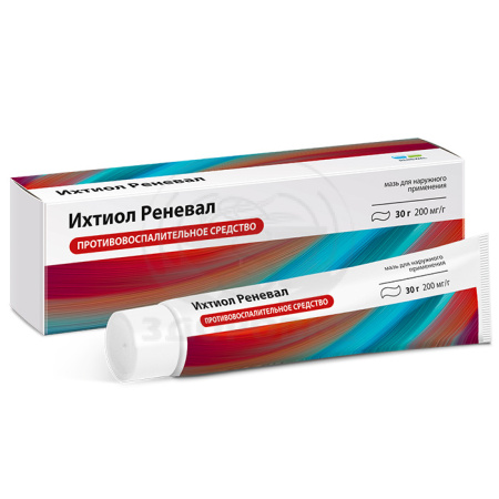 Ихтиоловая мазь 20% 30г (Реневал)
