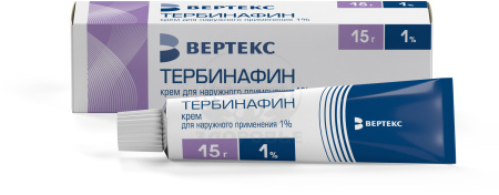 Тербинафин крем 1% 15г (Вертекс)