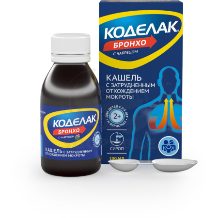 Коделак Бронхо сироп с чабрецом 100мл