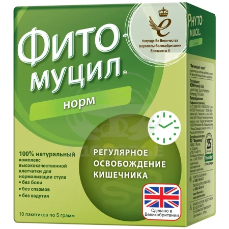 Фитомуцил норм пакетики 5г 10