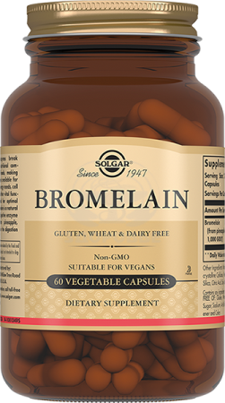 Солгар Бромелайн капсулы 680мг 60