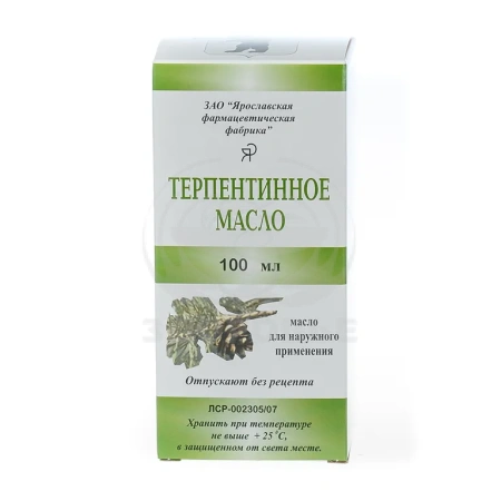 Терпентинное масло (скипидар) 100 мл