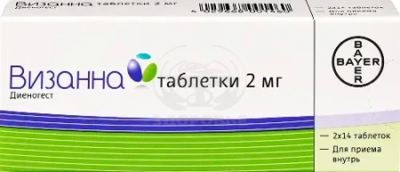Визанна таблетки 2 мг 28