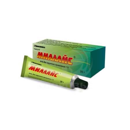 Миалайс гель для наружного применения 1% 20г