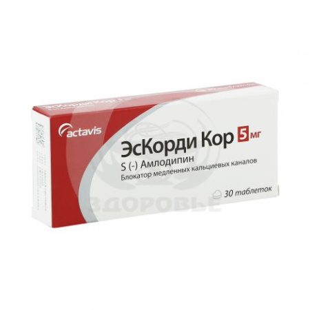 ЭсКорди Кор таблетки 5 мг 30