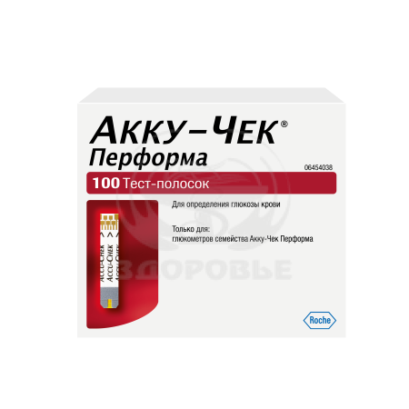 Тест полоски Акку-Чек Перформа 100