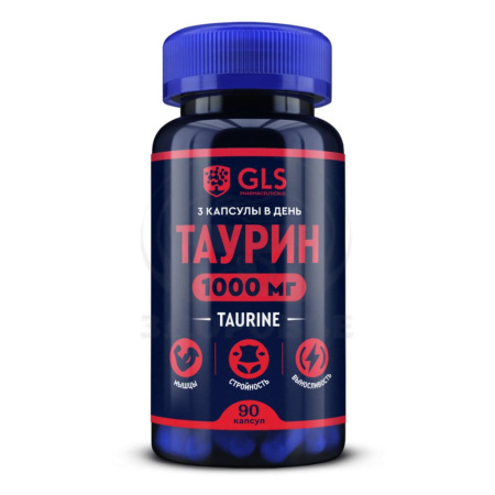 GLS Таурин 1000 капсулы 400мг 90