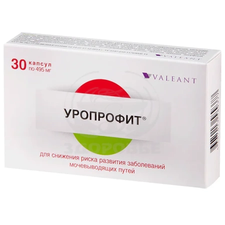 Уропрофит капсулы 495 мг 30