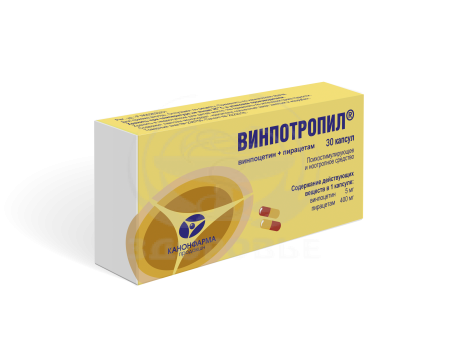 Винпотропил капсулы 5мг+400мг 30