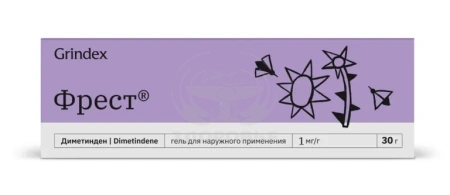 Фрест гель для наружного применения 1мг/г 30г