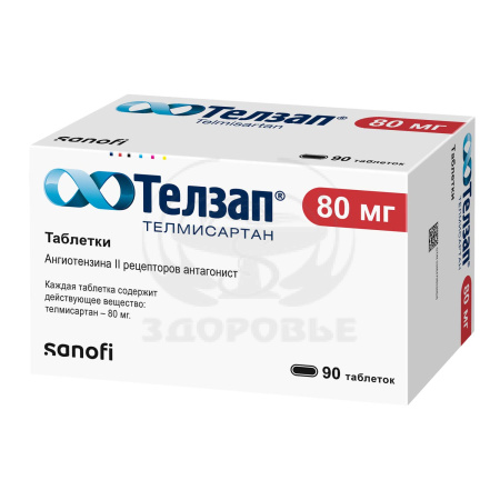 Телзап таблетки 80мг 90