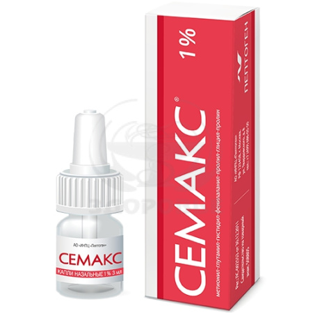 Семакс капли назальные 1% 3 мл