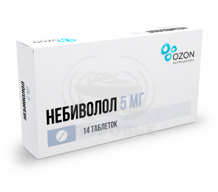 Небиволол таблетки 5мг 14 (Озон)