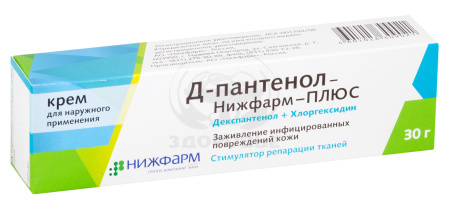 Д-Пантенол-Нижфарм-Плюс крем 30г