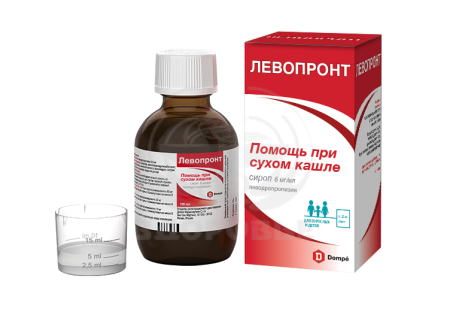 Левопронт сироп 6мг/мл флакон 120 мл