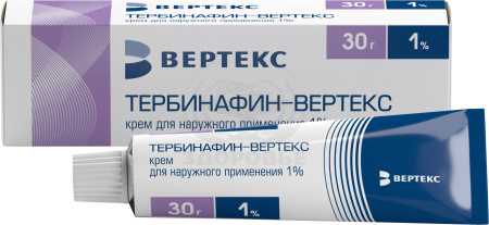 Тербинафин крем 1% 30г (Вертекс)