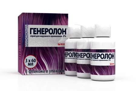 Генеролон спрей 2% флакон 60мл 3