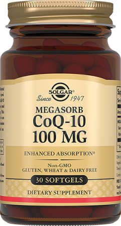 Солгар Коэнзим Q 10 100мг капсулы 30