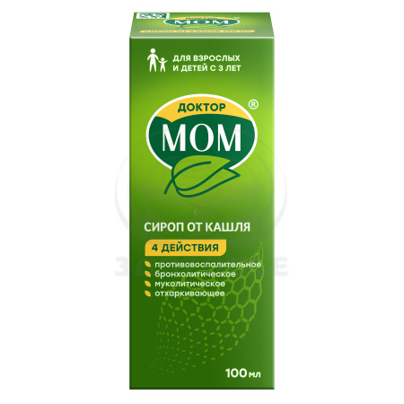 Доктор Мом сироп от кашля 100 мл