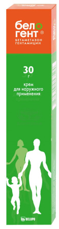 Белогент крем 30г