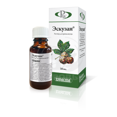 Эскузан капли 20мл