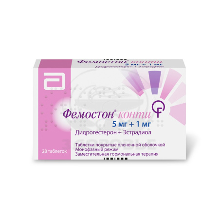 Фемостон 1мг/5мг Конти таблетки покрытые оболочкой 28