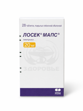 Лосек МАПС таблетки 20 мг 28
