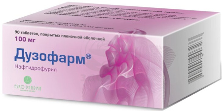 Дузофарм таблетки покрытые оболочкой 100мг 90