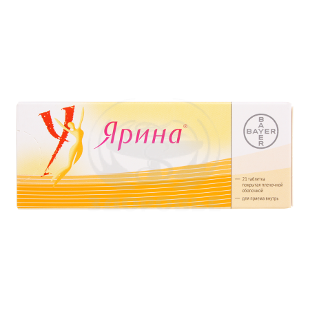 Ярина таблетки покрытые оболочкой 21