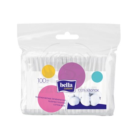 Ватные палочки Белла пакет 100