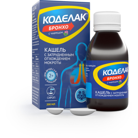 Коделак Бронхо сироп с чабрецом 200 мл