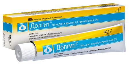 Долгит гель 5% 50г