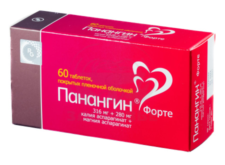 Панангин форте таблетки покрытые оболочкой 60