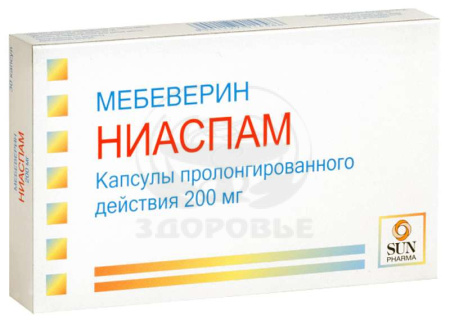 Ниаспам капсулы пролонгированного высвобождения 200 мг 30