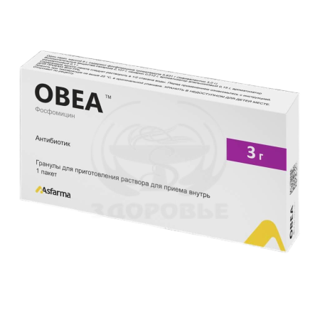 Овеа гранулы для приготовления раствора для приема внутрь пакетики 3г 1