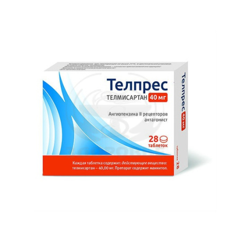 Телпрес таблетки 40 мг 28