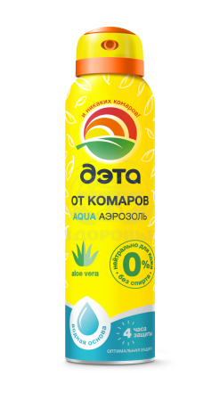 ДЭТА Аква аэрозоль от комаров 150 мл